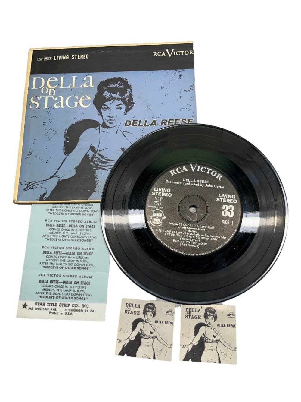 Della Reese On Stage Compact 33 Jukebox Record 7" Vinyl EP RCA Victor VLP 2568 - Picture 6 of 6